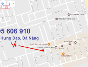 Bán 300m2 đất đường Hoàng Kế Viêm Đà Nẵng cách biển 400m,khu phố Tây 