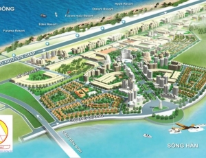 Bán đất biệt thự bờ sông Hàn khu Nam Việt Á,Đà Nẵng 300m2,đường 7m5