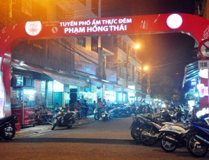 Cho thuê nhà MT Phạm Hồng Thái,Hải Châu,Đà Nẵng 3x5=15m2,4,5 tầng khu ẩm thực,nhiều du khách